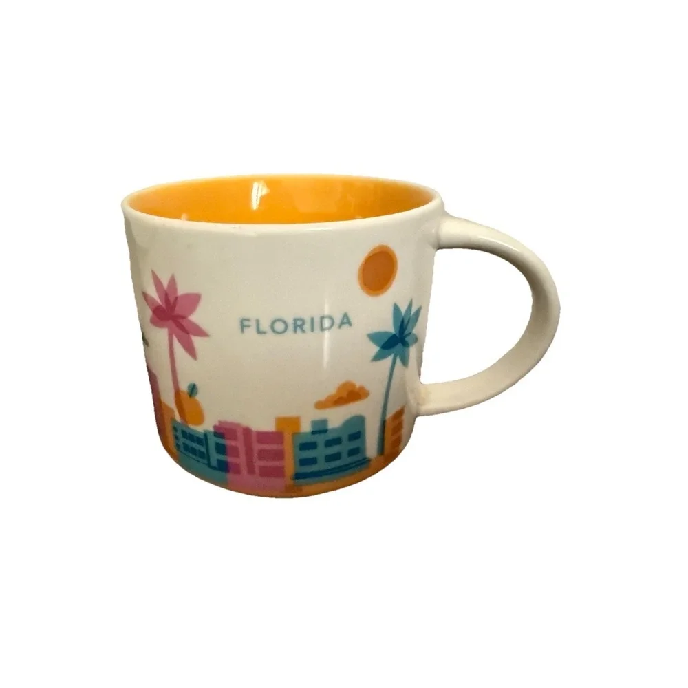 Starbucks Florida You Are Here Collection Ceramic Coffee Tea Mug 14 New No Box